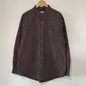 Vintage Carhartt Plaid Workwear Long Sleeve Shirt / XL / 2009